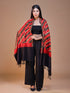Women's Aari Embroidery Wool Stole